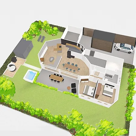 فيلة Ferienhaus Oak Tree Natur, Sauna & Whirlpool Nachtsheim
